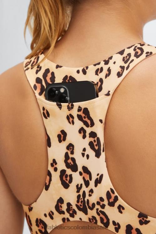 co Fabletics mujer sujetador deportivo on-the-go midi de impacto medio 129 leopardo del desierto 6ZJ061832