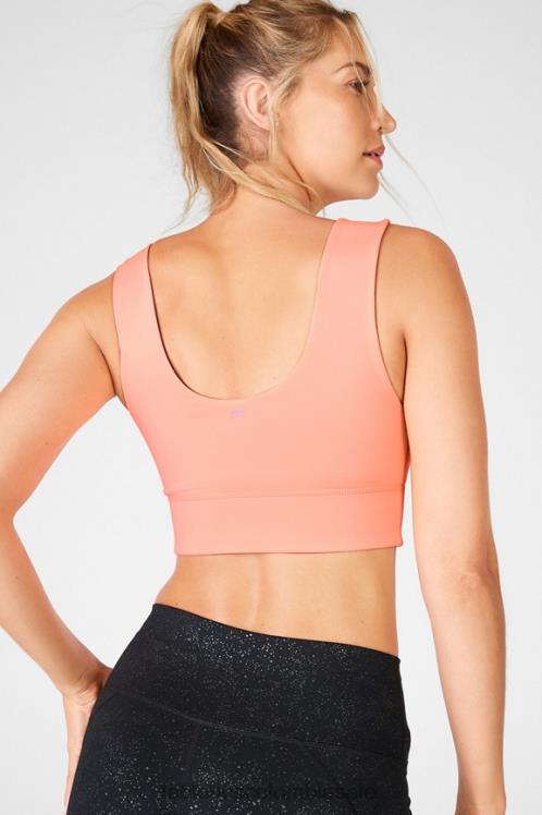 co Fabletics mujer sujetador deportivo reversible de impacto medio harlow brillo negro claro/tarta dulce 6ZJ061876