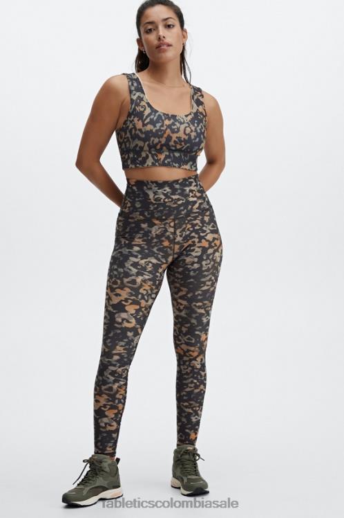 co Fabletics mujer sujetador deportivo reversible de impacto medio harlow camuflaje salvaje/gaia 6ZJ061866