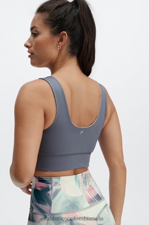 co Fabletics mujer sujetador deportivo reversible de impacto medio harlow paisaje de ensueño/nube de lluvia 6ZJ061867